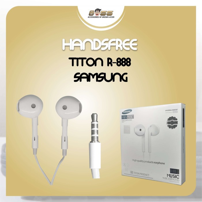 HANDSFREE TITON BRANDED R-888 SAMSUNG