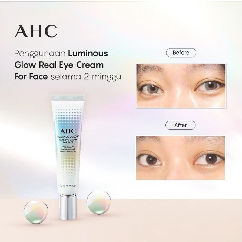 AHC Luminous Glow Real Eye Cream