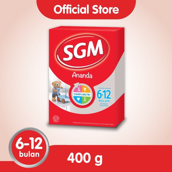 SGM Ananda  0-6 Bulan &amp; Pro-Gress Maxx 6-12 Bulan [400 gr]
