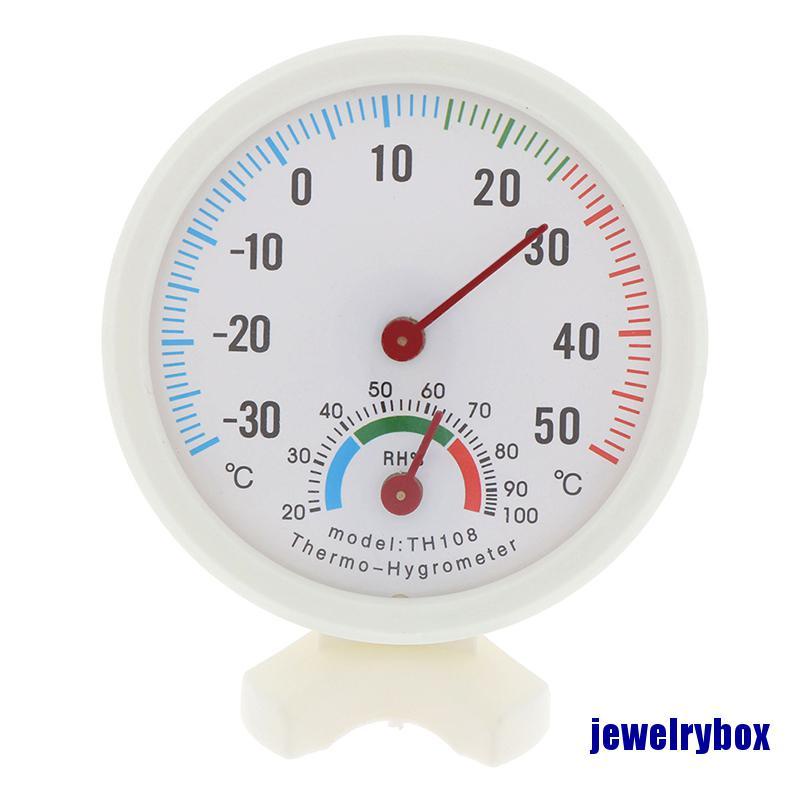 (Jewelrybox) Termometer / Higrometer Mini Untuk Indoor / Outdoor