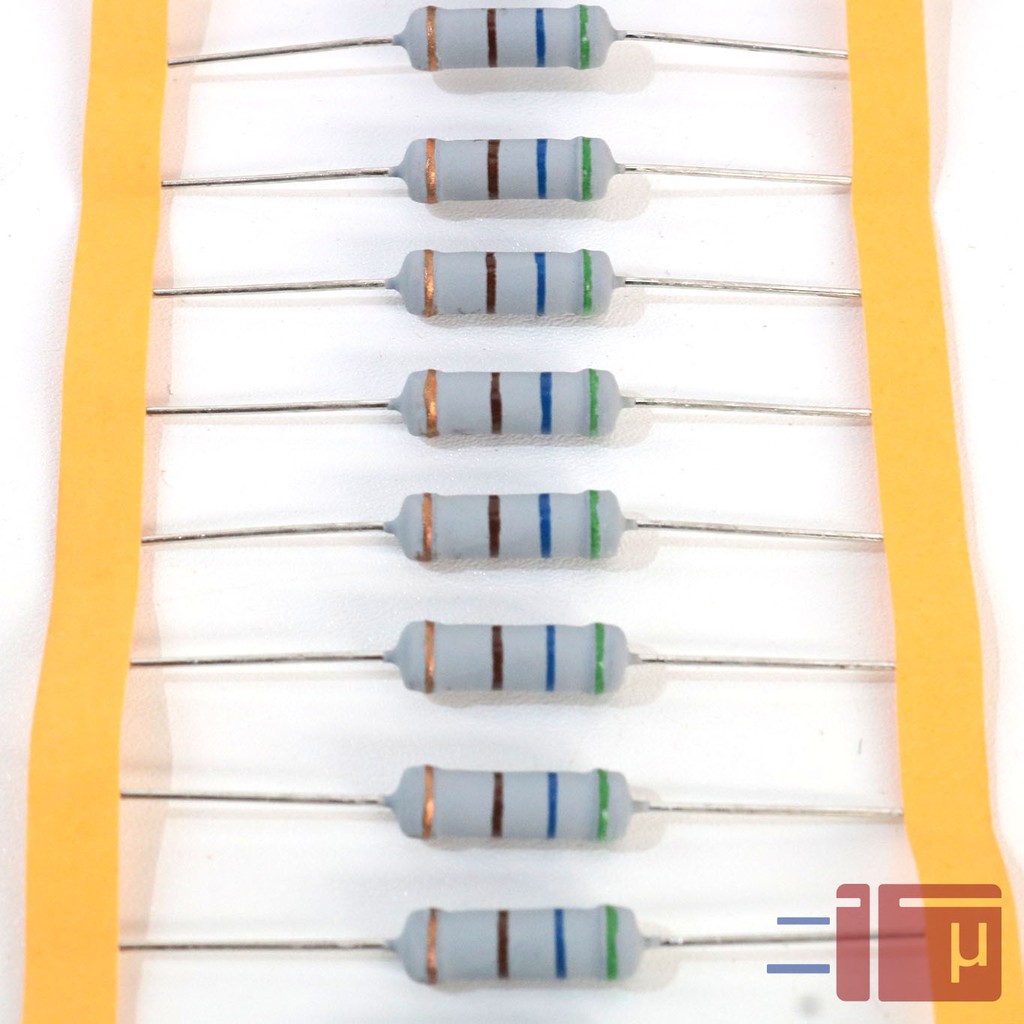 Resistor 560R 560 Ohm 2W Metal Oxide 5% Taiwan Kaki Tembaga