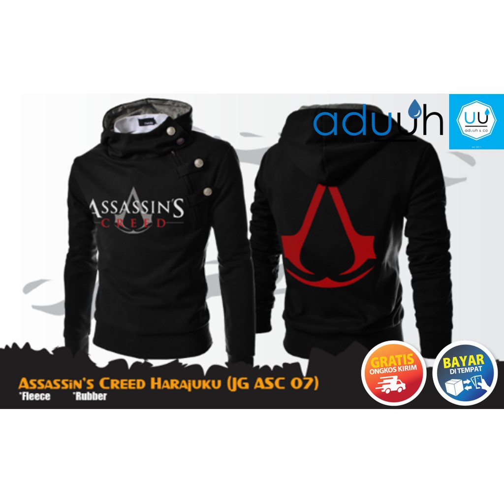 PROMO JAKET ANIME HARAJUKU ASSASSIN CREED