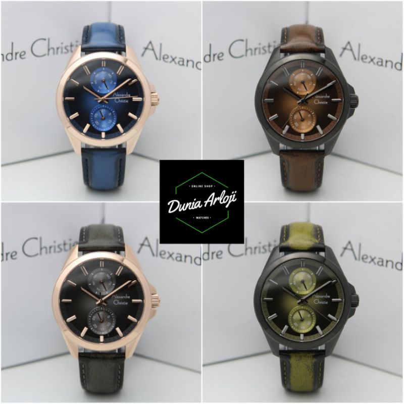 JAM TANGAN PRIA ALEXANDRE CHRISTIE ORIGINAL AC.6573MF GARANSI RESMI ALEXANDRE CHRISTIE 1TAHUN