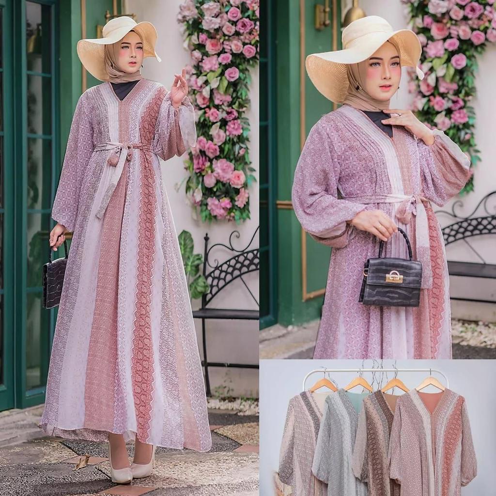 Gamis Terbaru 2023 SAQILA RAYA DRESS Lebaran