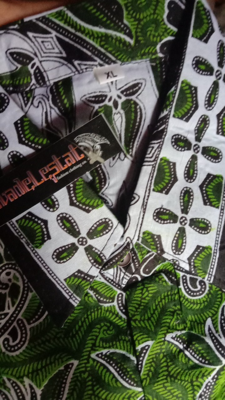 Kemeja Batik Pria Lengan Panjang Nahdhotul Ulama Dengan Logo Nu