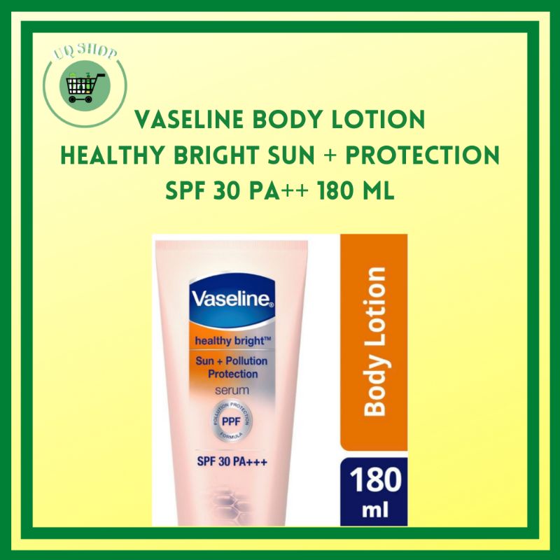 Jual Handbody Vaseline Healthy Bright Body Lotion Spf 30 Serum Kulit 180 ML Shopee Indonesia