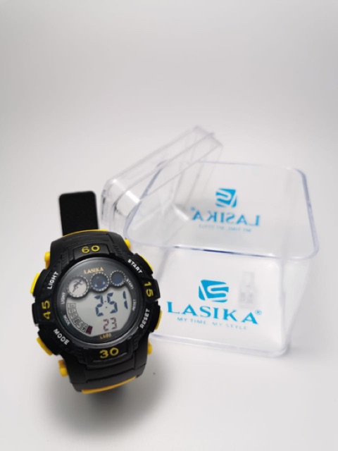 Jam Tangan Anak SD remaja LASIKA asli sporty digital anti air ada led