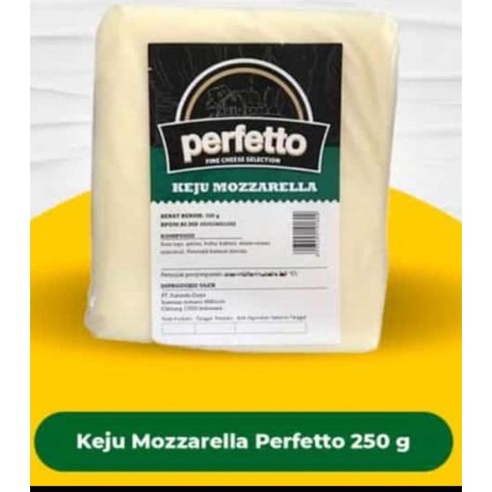 

Keju Mozarella Perfetto 250 gram