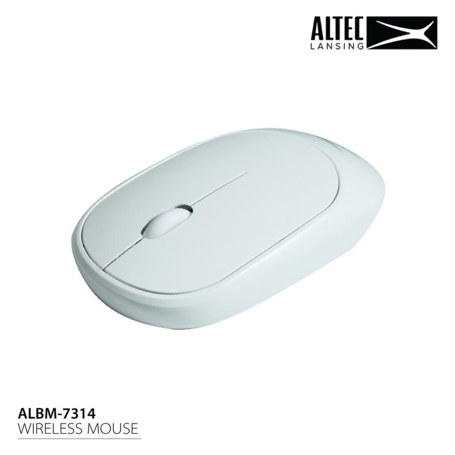 Mouse Wireless Altec Lansing ALBM-7314 Silent White | Altec ALBM7314