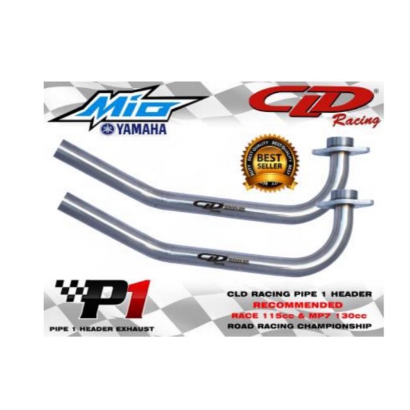 Leher knalpot/pipa knalpot P1 CLD Mio/Soul/Nouvo/Mio j/ Mio 125 CLD Racing Original