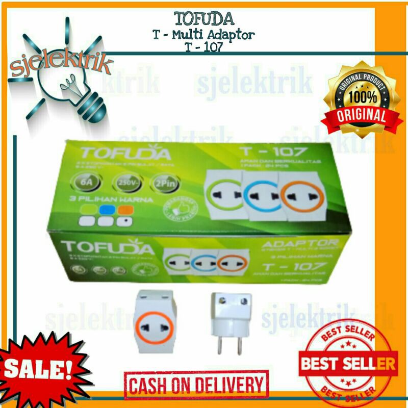 Steker T Multi Warna / Steker T Tofuda