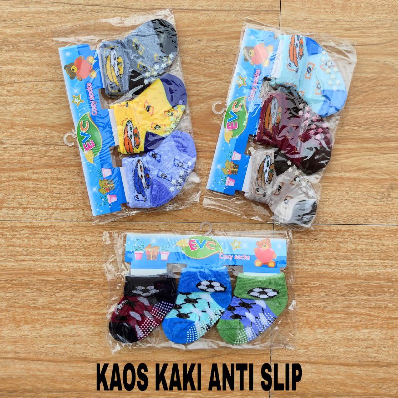 Kaos kaki bayi 3 in 1 isi 3 pasang murah berkualitas perlengkapan bayi lahirl