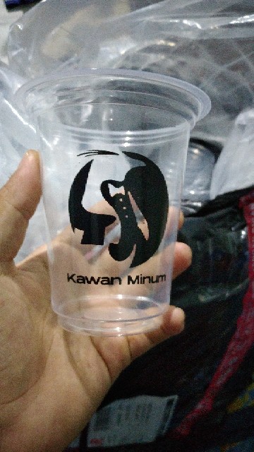 Cup Plastik Cup Printing Sablon Cup Gelas Sablon 16oz Cup Murah Cup 16 Oz Cup 14 Oz Cup 12 Oz