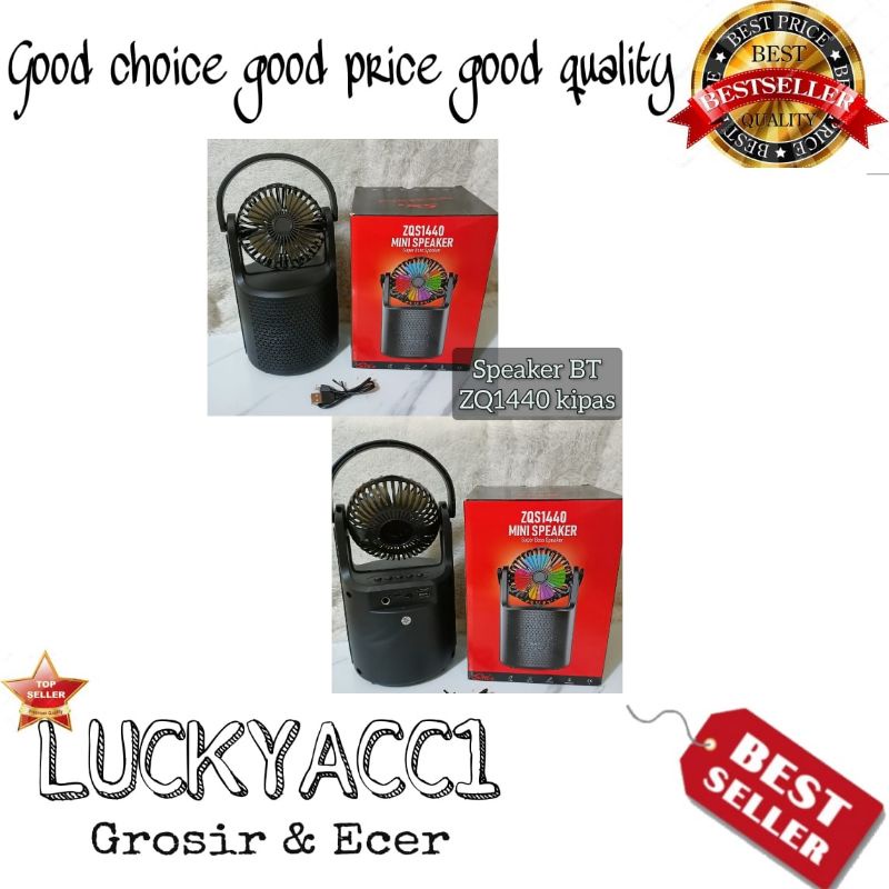 LC - Speaker bluetooth wireless ZQS1440 kipas / speaker BT ZQS1440 terbaru Speaker bluetooth