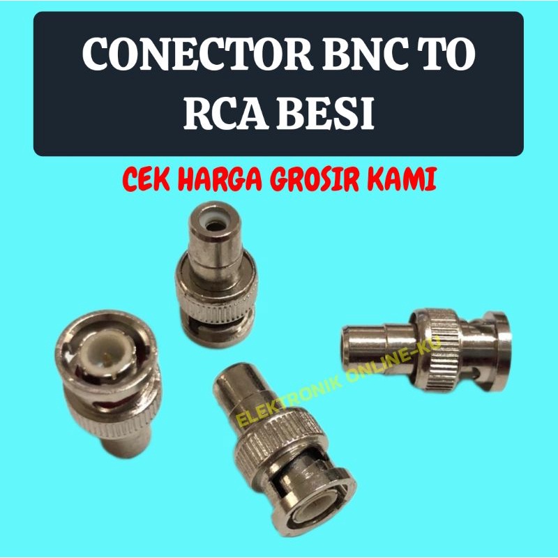 CONECTOR BNC TO RCA BESI