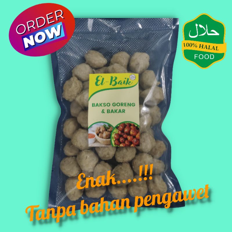 

BAKSO EL-BAIK BAKSO BAKAR DAN GORENG 500 GR BAKSO ENAK, BAKSO KEMASAN