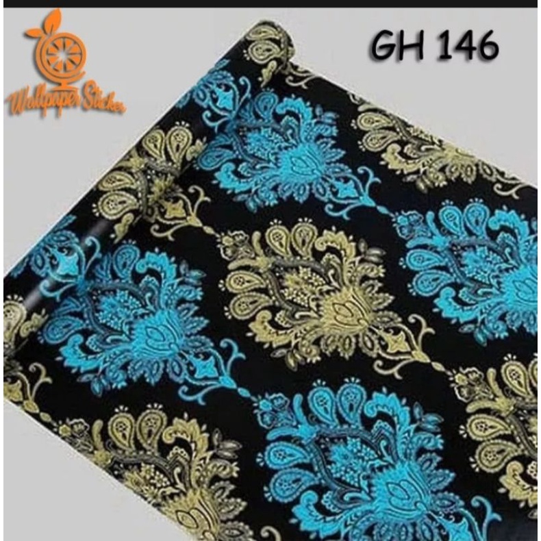 Wallpaper dinding 45cmx 10m  batik gh146/cy1003