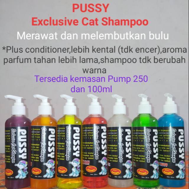 Shampoo Kucing 250ml Shampoo Harian Kucing Shampoo Melembutkan Bulu Kucing