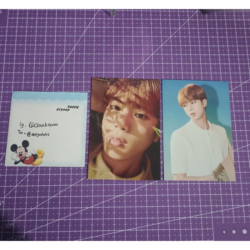 [OFFICIAL] PHOTOCARD HYBE INSIGHT BTS JIN TAEHYUNG JHOPE