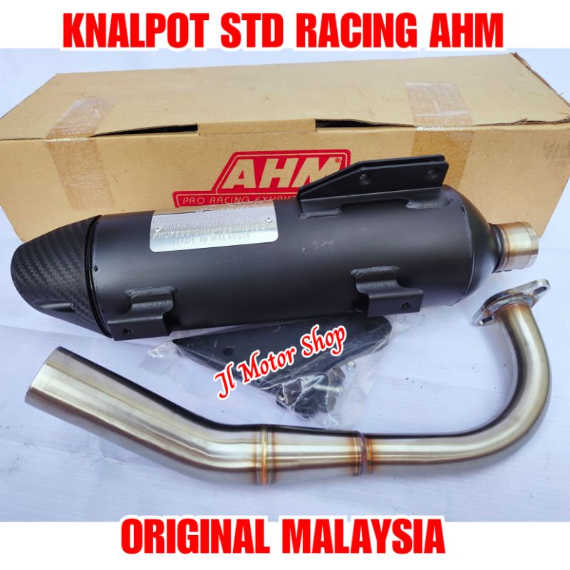 KNALPOT TSUKIGI STANDAR RACING MERK AHM UNTUK MOTOR AEROX 155 VARIO 125 150 AEROX PCX 150 NEW NMAX NEW LEXI ORIGINAL