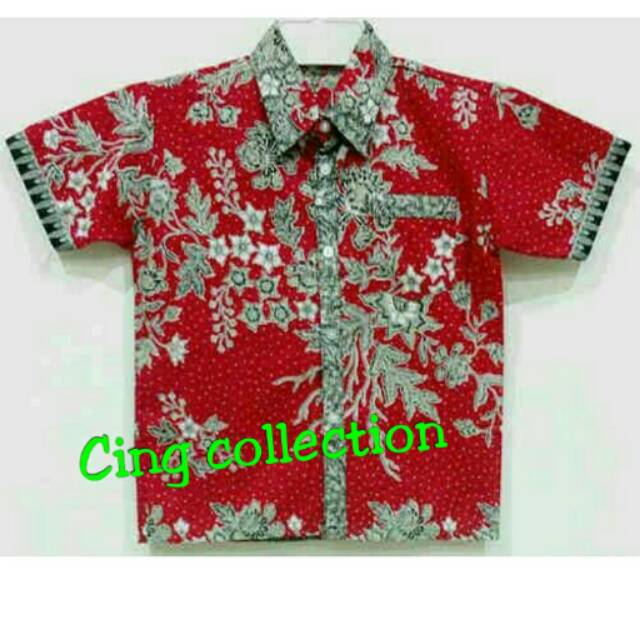 Batik anak / batik anak cowok / batik sekolah
