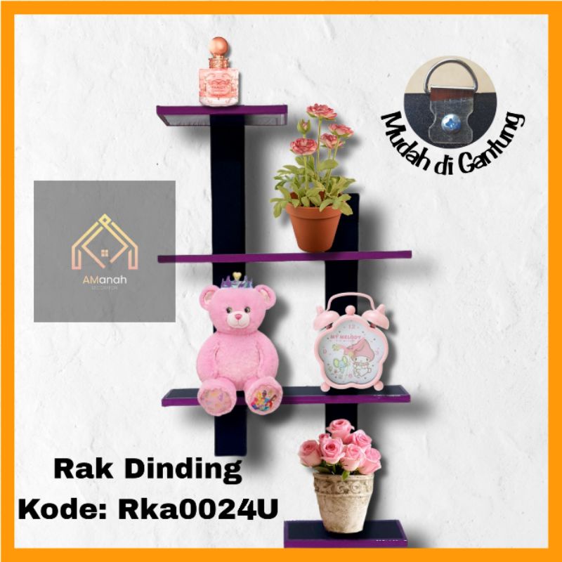 [COD] RAK DINDING MINIMALIS KODE RKA0024 - RAK PAJANG KAYU SERBAGUNA RAK TEMBOK