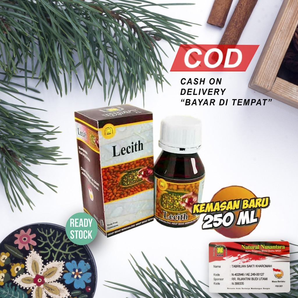 LECITHIN LECITH 250ml ASLI NASA - MENGATASI MASALAH LUAR DAN DALAM (BAGUS UNTUK MENGHILANGKAN FLEK)