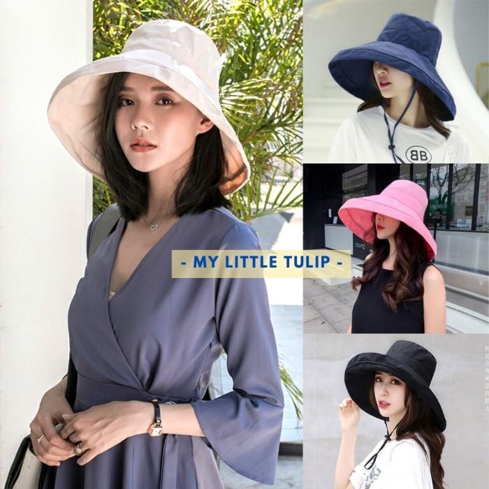 Topi Pantai Lebar / Topi Lebar Besar Polos / Topi Wanita Topi Kepala