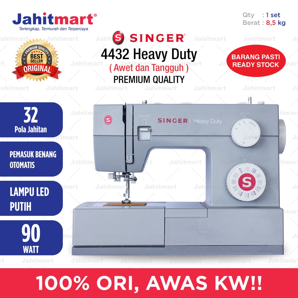 Mesin Jahit SINGER Heavy Duty 4432