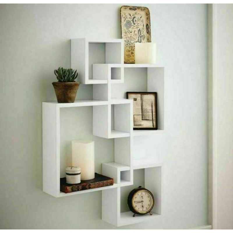 Model rak make up kosmetik dinding pot kamar bunga kembang dari kayu tempel tv minimalis besi buku r