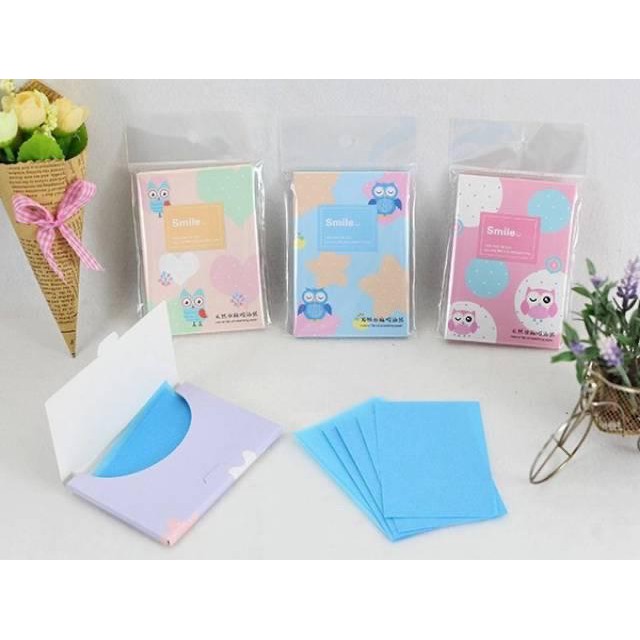 KERTAS PENYERAP MINYAK LINEN &amp; OIL CONTROL ISI 50 PCS / FACE OIL CONTROL CLEAN PAPER