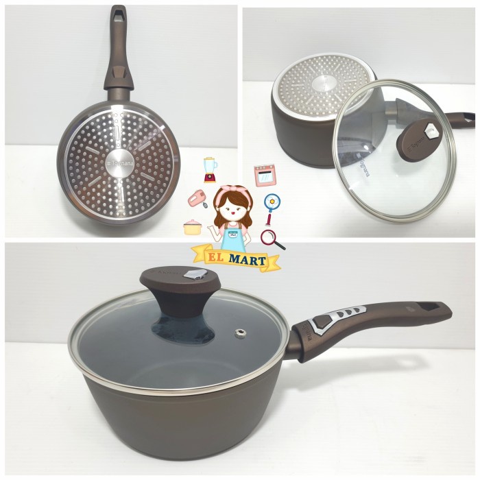 Panci Susu Sauce Pan Kompor Induksi Asta Premium Tognana 18cm Italy