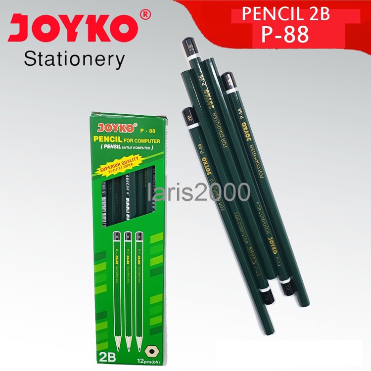 

Pensil 2B Hijau Joyko P88 (per lusin)