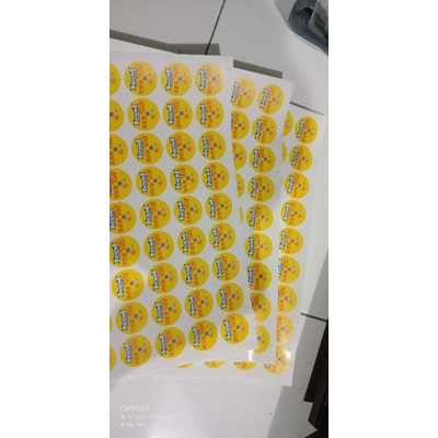 

STICKER LABEL PRODAK A4 GLOSSY STICKER MAKANAN STICKER CROMO STICKER PRINT