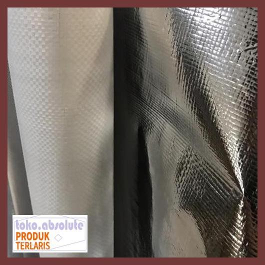 Terpal Alumunium Foil Woven 120X50M / Alumunium Foil Terpal Bahan Tebal 6Tf7Rfy8-