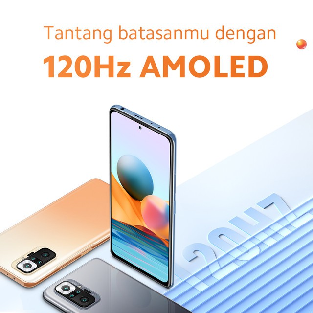 xiaomi redmi note 10 pro 8gb128gb amoled 6 67 108mp quad kamera snapdragon 732g baterai 5020mah