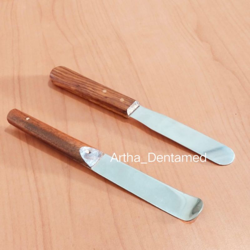 ALGINATE &amp; DENTAL STONE SPATULA PISAU METAL