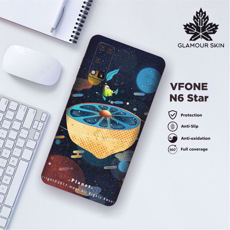 *(Dapat2PCS)* VFONE N6 STAR Garskin Case/Stiker Protector Motif LEMON