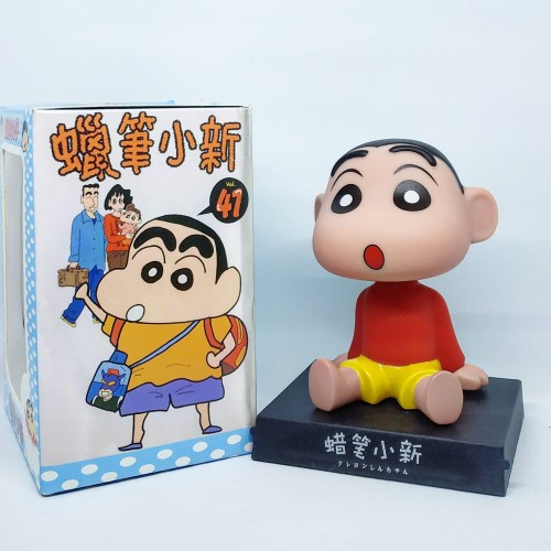 Pajangan Dashboard Mobil Bobble Head Figure Kepala Goyang Shinchan