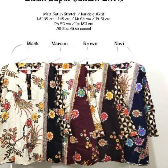 # Ld 135 - 145 cm Atasan BATIK super jumbo