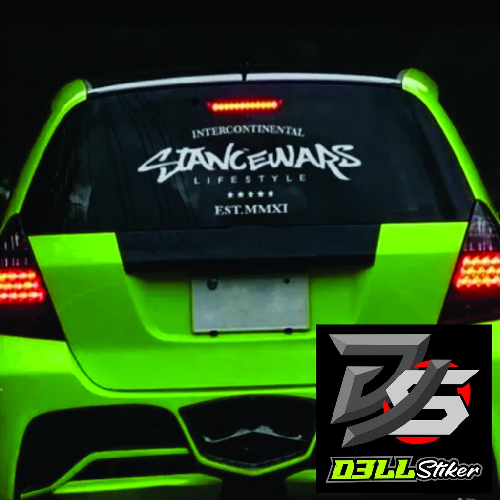 stiker mobil stiker kaca mobil stiker stancewars stiker jdm stiker racing toyota honda bmw kia