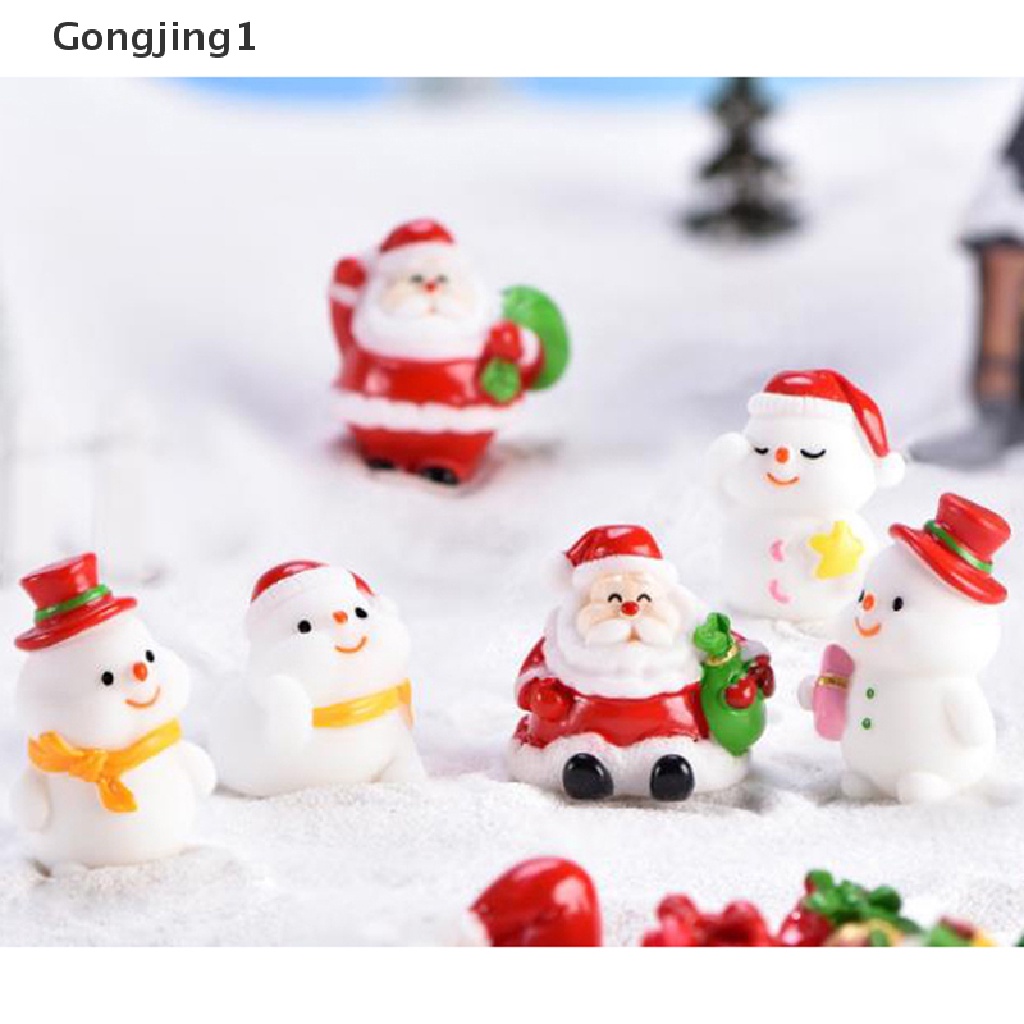 Gongjing1 Miniatur Pohon Natal Mini DIY Untuk Dekorasi Taman