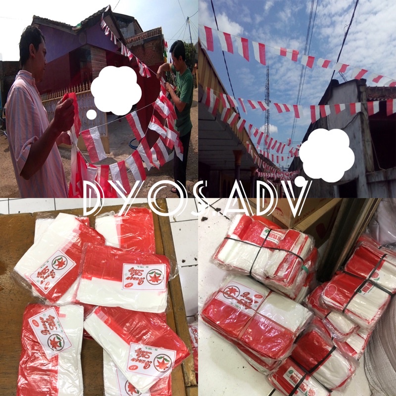 Bendera merah putih (100 pcs)