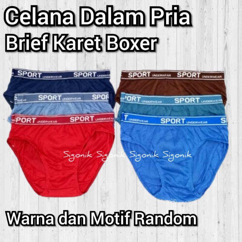 CD Celana Dalam Brief Pria Dewasa Remaja Cowok Adds Pm M L XL XXL Karet Boxer Murah