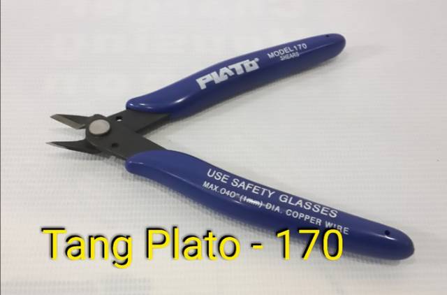 Tang Potong Plato T170 5inch Micro Nipper Soft Spring Wire tang koil.