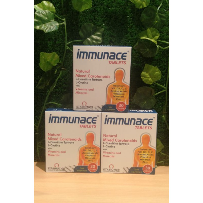vitabiotics immunace 30's