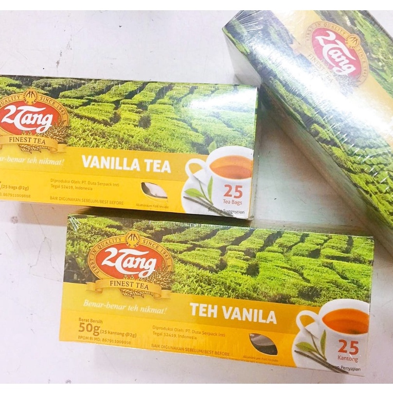 Teh Celup Vanilla Tea 2Tang isi 25