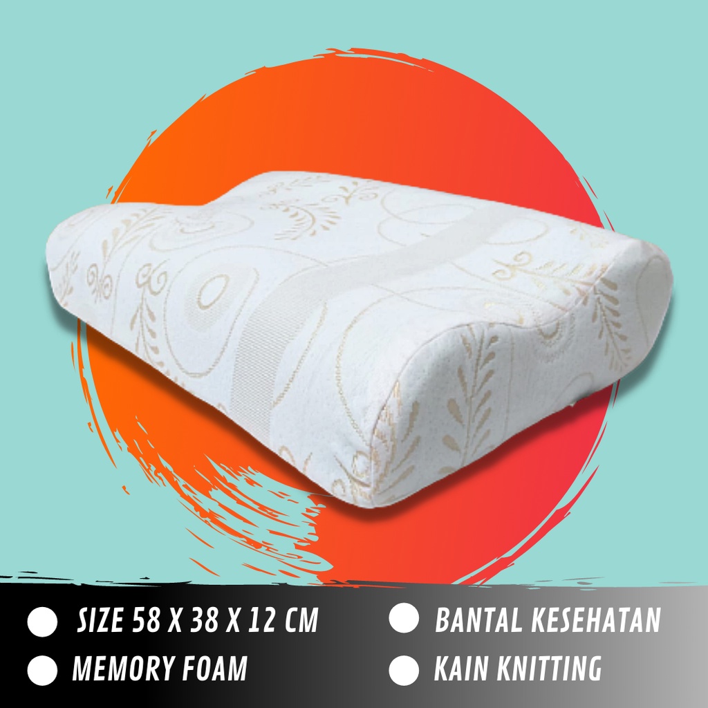 Bantal Contour Memory Foam | Bantal Kesehatan Kepala - OFERTA