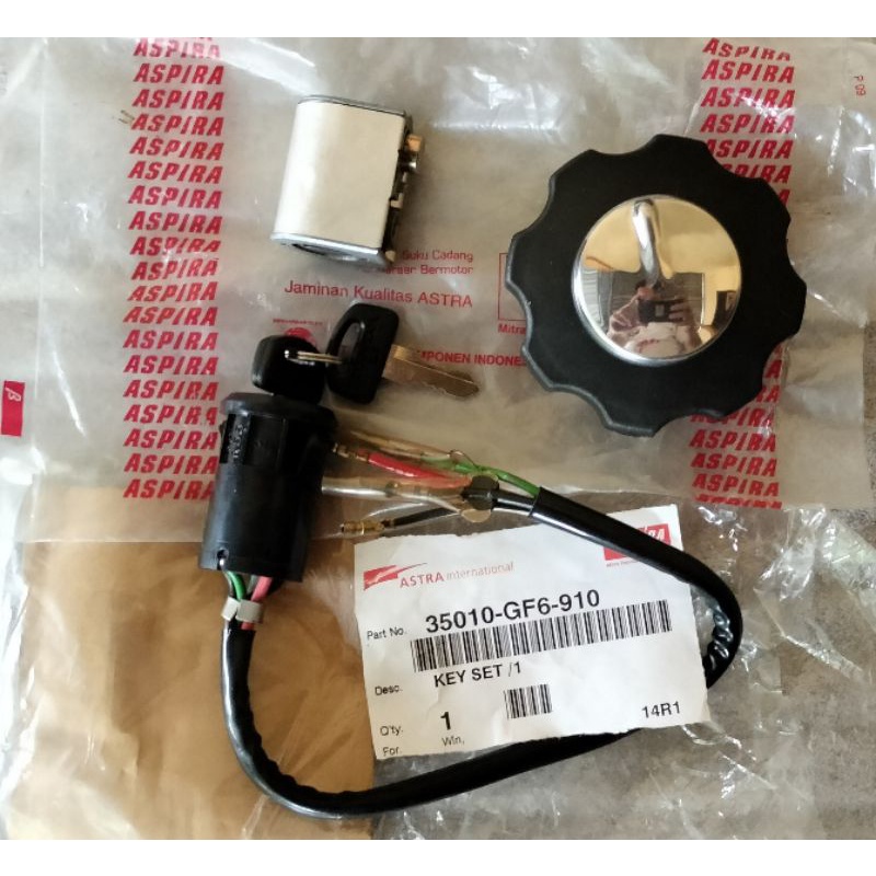KUNCI HONDA WIN / KEYSET HONDA WIN 100 ORI