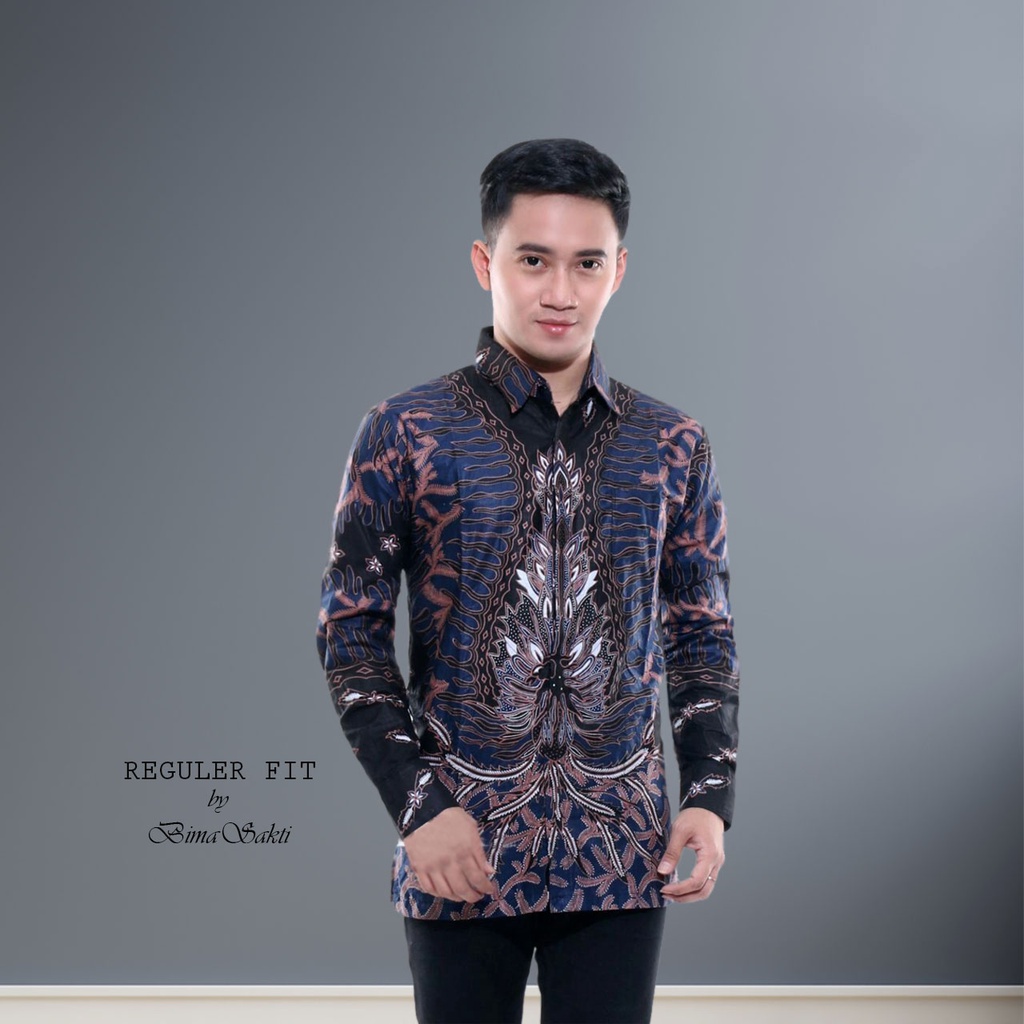 emeja batik pria lengan panjang original bima sakti / baju kemeja lengan panjang pria motif batik / baju kemeja batik pria dewasa lengan panjang / baju kemeja pria lengan panjang batik / baju batik kemeja lengan panjang / bisa cod / bayar ditempat